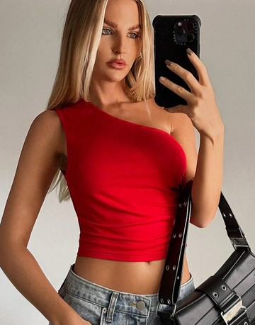 One-Shoulder Top