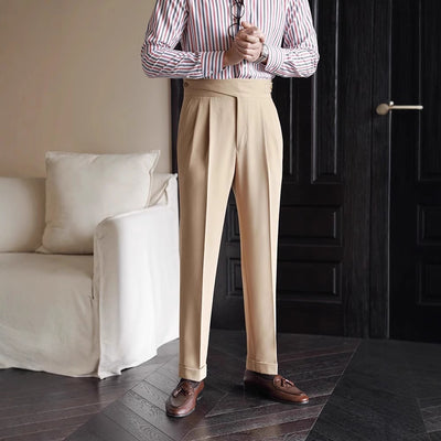 Men's Spring And Autumn Business Straight All-matching Pants