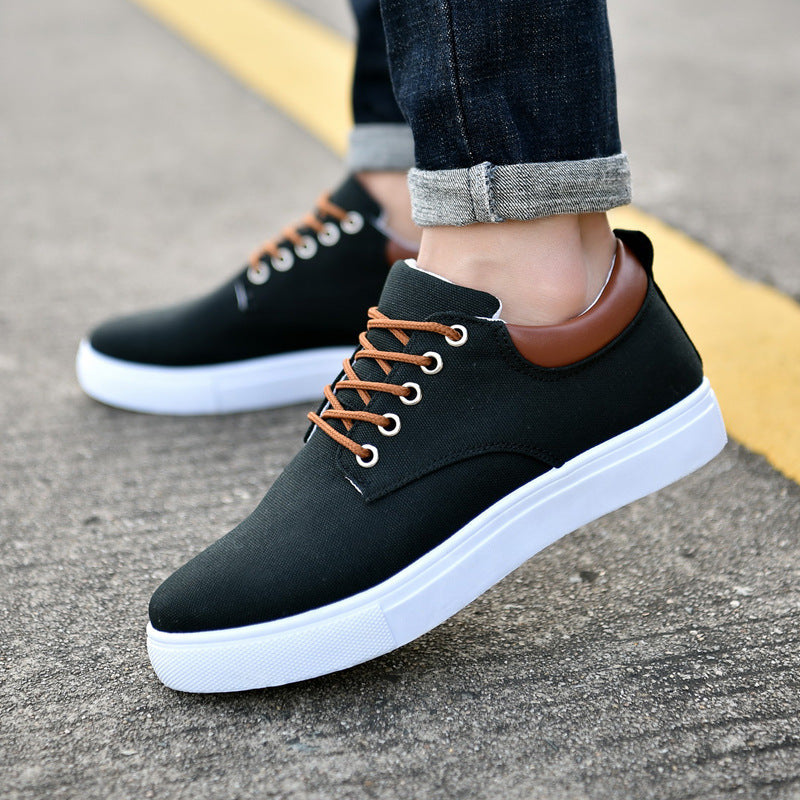 New Canvas Shoes Men Big Shoe 46 47 Man Sneakers Shoes