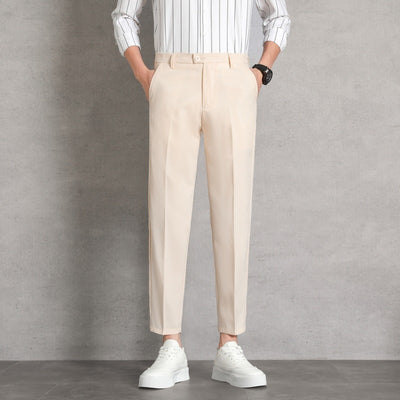 Men's High-waisted Trousers Draping Spring Pants