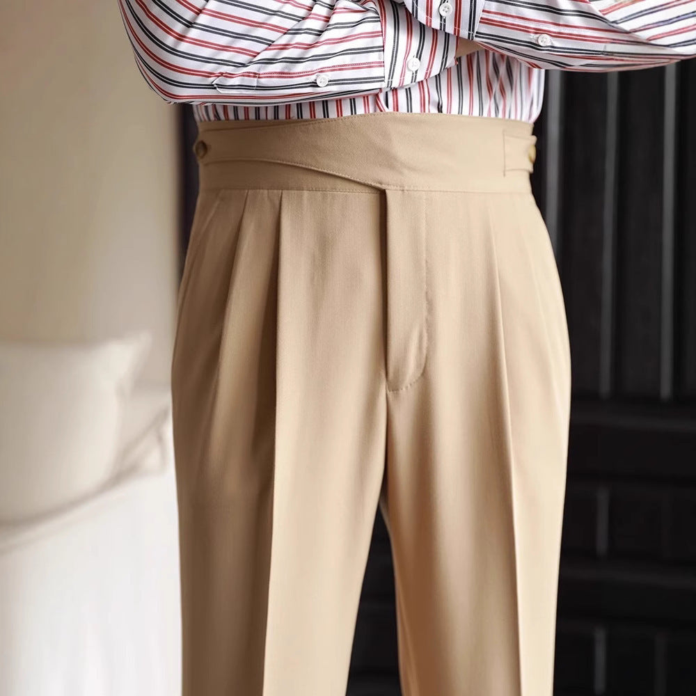 Men's Spring And Autumn Business Straight All-matching Pants